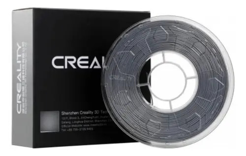 Imagem 1 de 12 de Filamento Impressora 3d Creality Abs 1kg 1,75mm Cores Cor Cinza