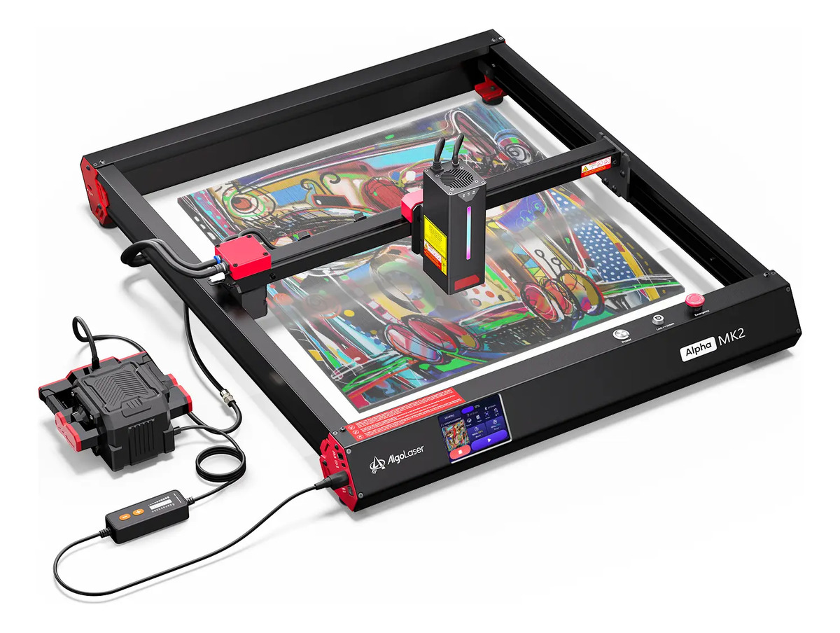 Imagem 1 de 11 de Algolaser Alpha Mk2 40w Máquina De Corte E Gravação A Laser