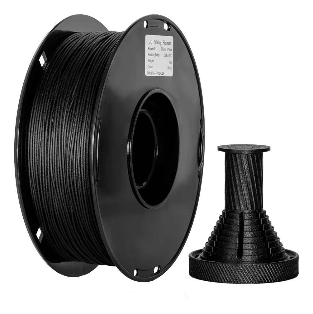 Imagem 1 de 7 de Xiaozhuzi-filamento De Impressão 3d Em Fibra De Carbono Tpu