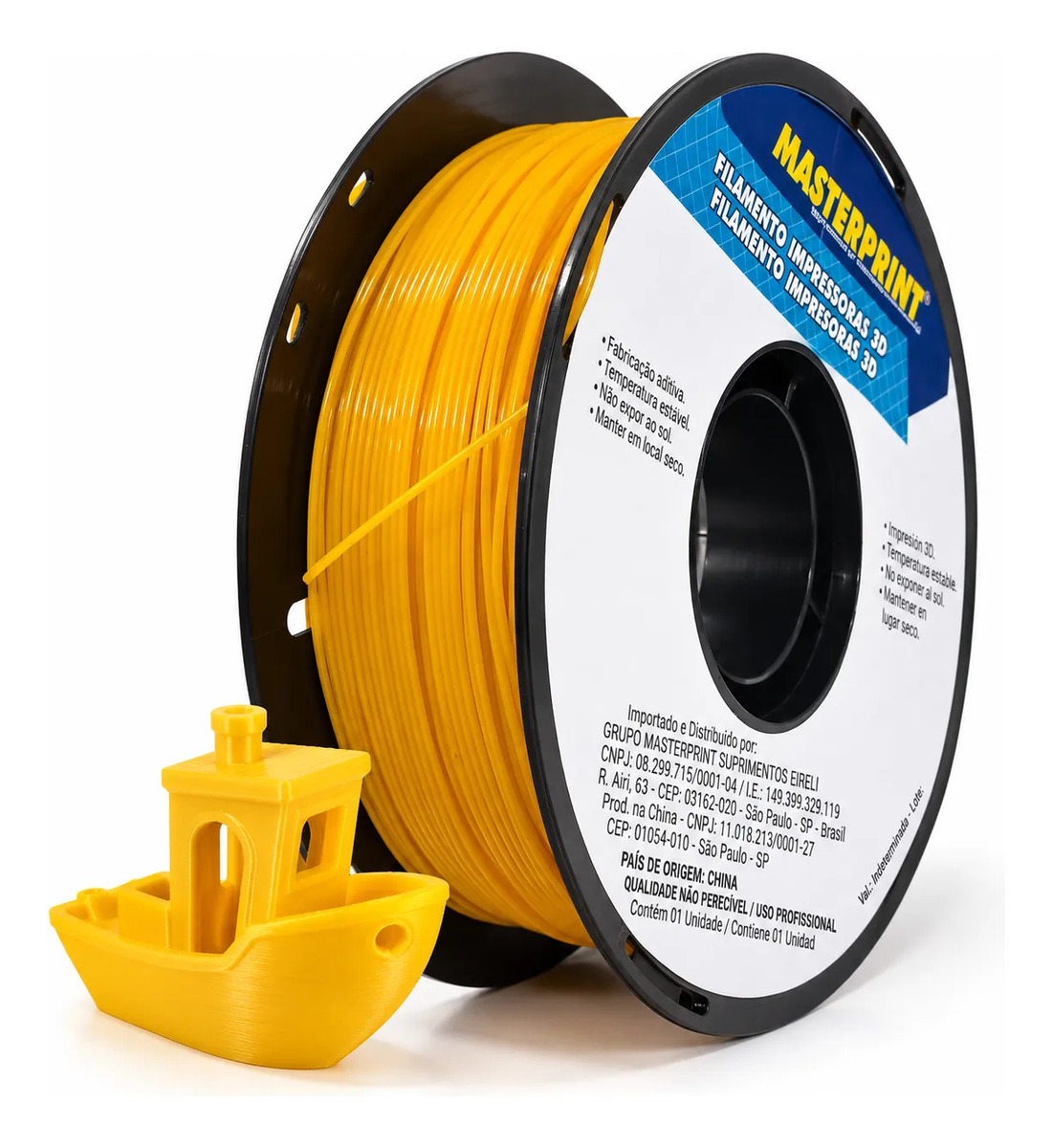 Imagem 1 de 4 de Filamento Impressora 3d Masterprint Petg 1.75mm 1kg