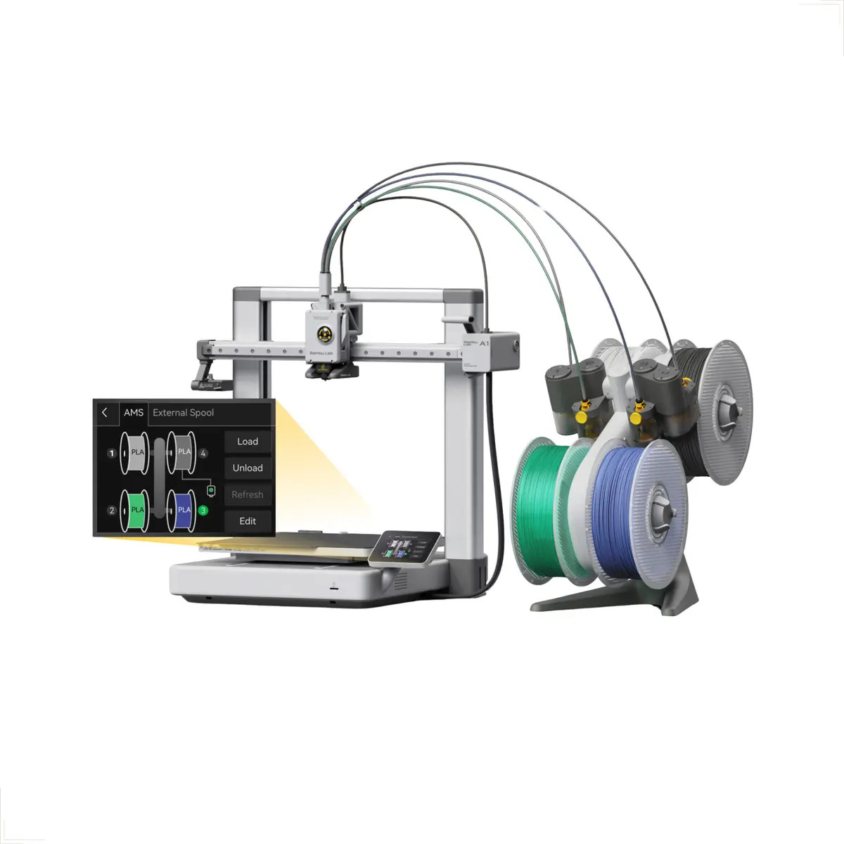 Imagem 1 de 9 de Impressora 3d Bambu Lab A1 Combo Ams Lite