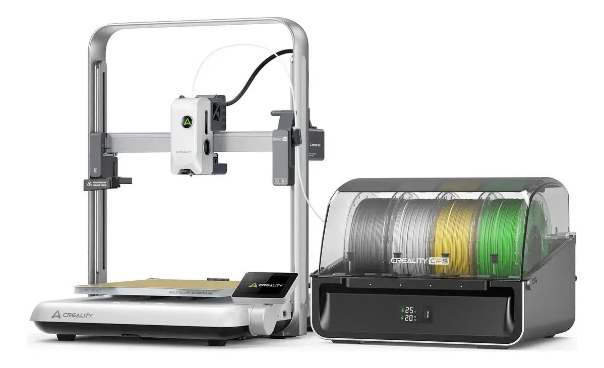 Imagem 1 de 10 de Impressora 3D Creality Maker Ender3 V4 Combo FDM, com Auto Nível e Impressão Silenciosa