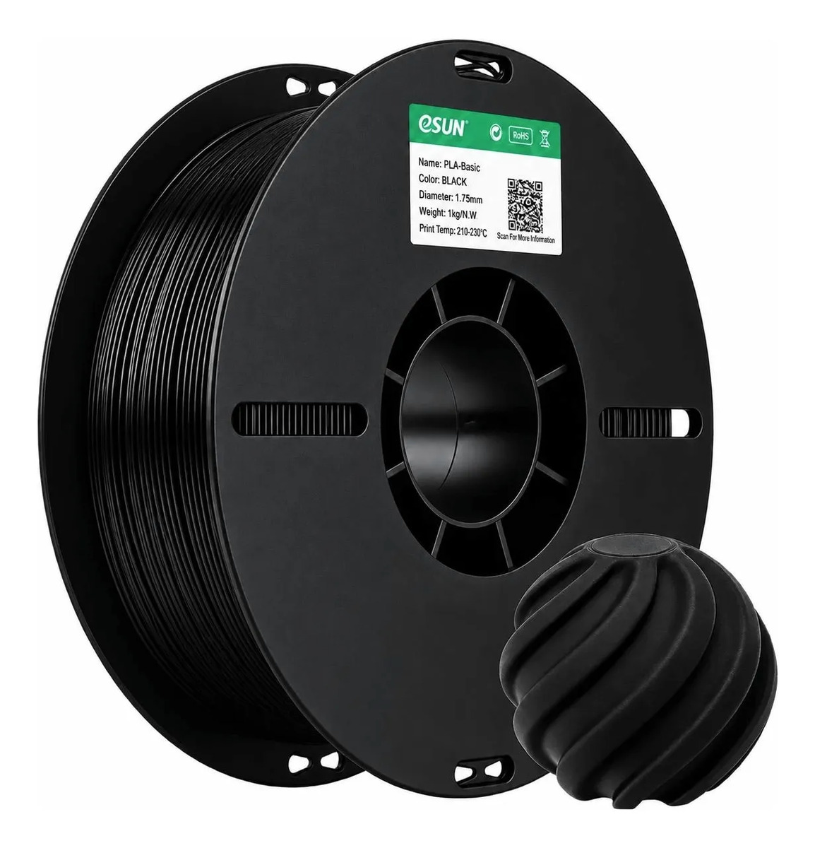 Imagem 1 de 5 de Filamento Pla Basic Esun 1kg Para Impressora 3d