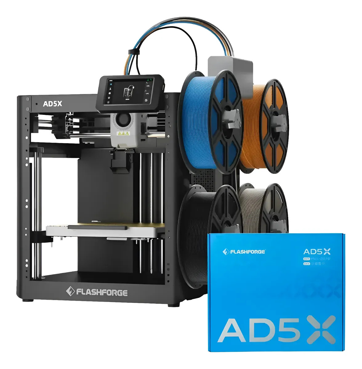 Imagem 1 de 11 de Impressora 3d Flashforge Ad5x Multicolorida Preto 220v