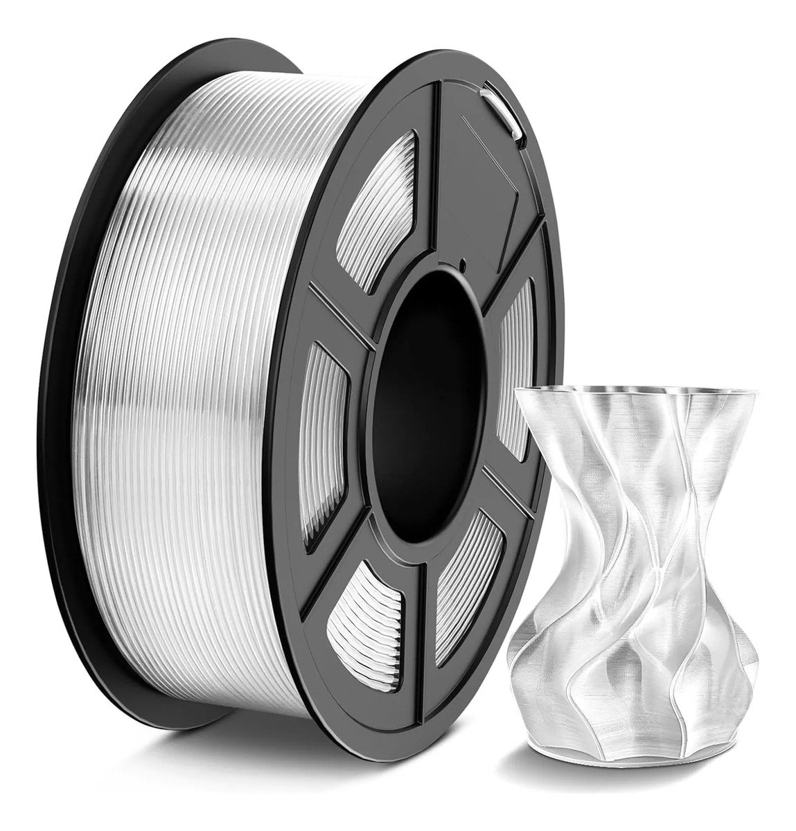 Imagem 1 de 10 de Petg Filamento Impressora 3d Petg Hf Resistente 1kg 1,75mm