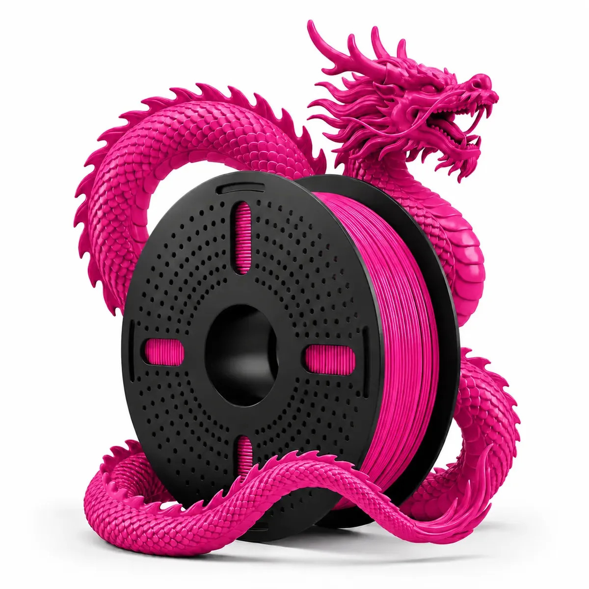 Imagem 1 de 4 de Filamento Impressora 3d Print Pulse Pla 1.75mm Cor: Magenta