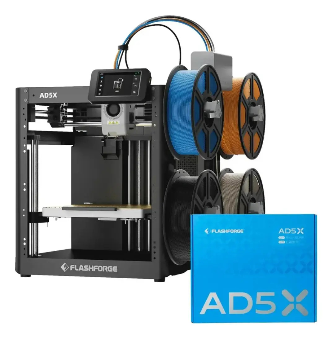 Imagem 1 de 11 de  Impressora 3d Flashforge Ad5x, C/combo E Fechamento Preto