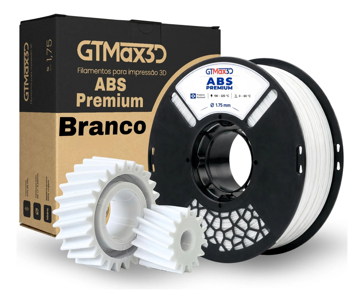 Imagem 1 de 12 de Filamento Abs Premiun 1kg 1,75mm Impressão 3d Várias Cores