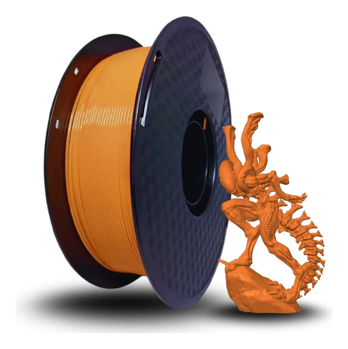 Imagem 1 de 6 de Filamento 3d Petg 1,75mm 1kg Cor Laranja Masterprint Laranja