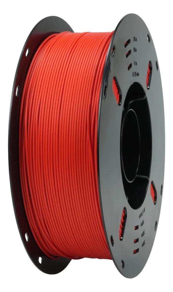 Imagem 1 de 3 de Filamento Pla Lite Vermelho - 1kg -1,75mm - Flashforge