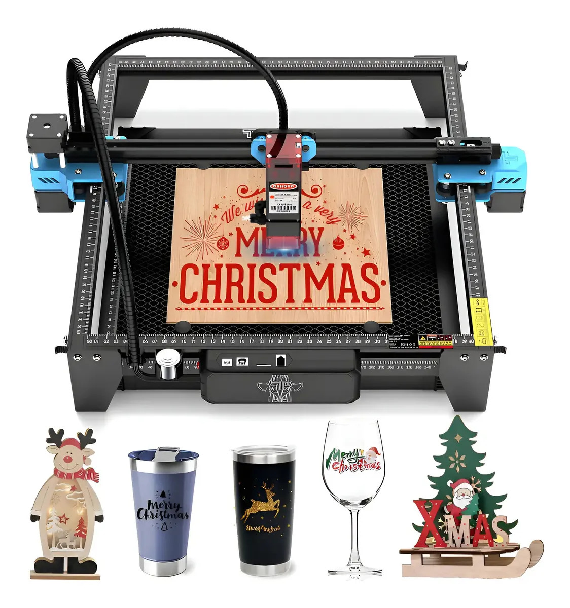 Imagem 1 de 7 de Impressora Gravadora Corte Cnc Laser 80w Wifi Tts-10 Pro