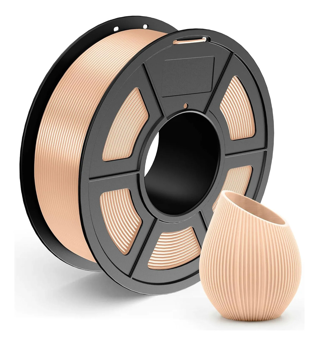 Imagem 1 de 12 de Filamento Pla Impressão 3d Pele Matte Premium 1.75mm 1kg