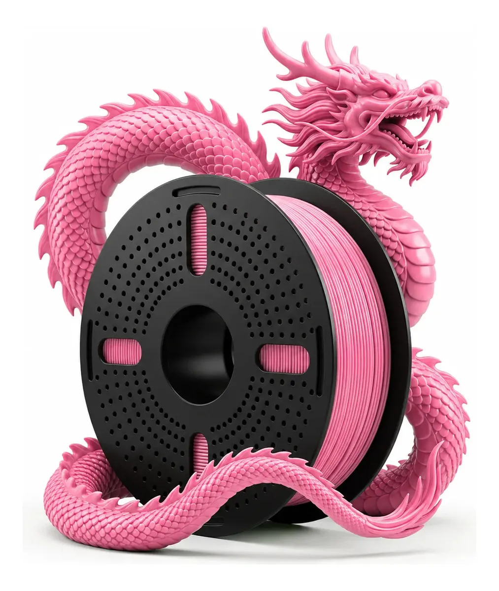 Imagem 1 de 4 de Filamento Impressora 3d Print Pulse Pla 1.75mm Rosa