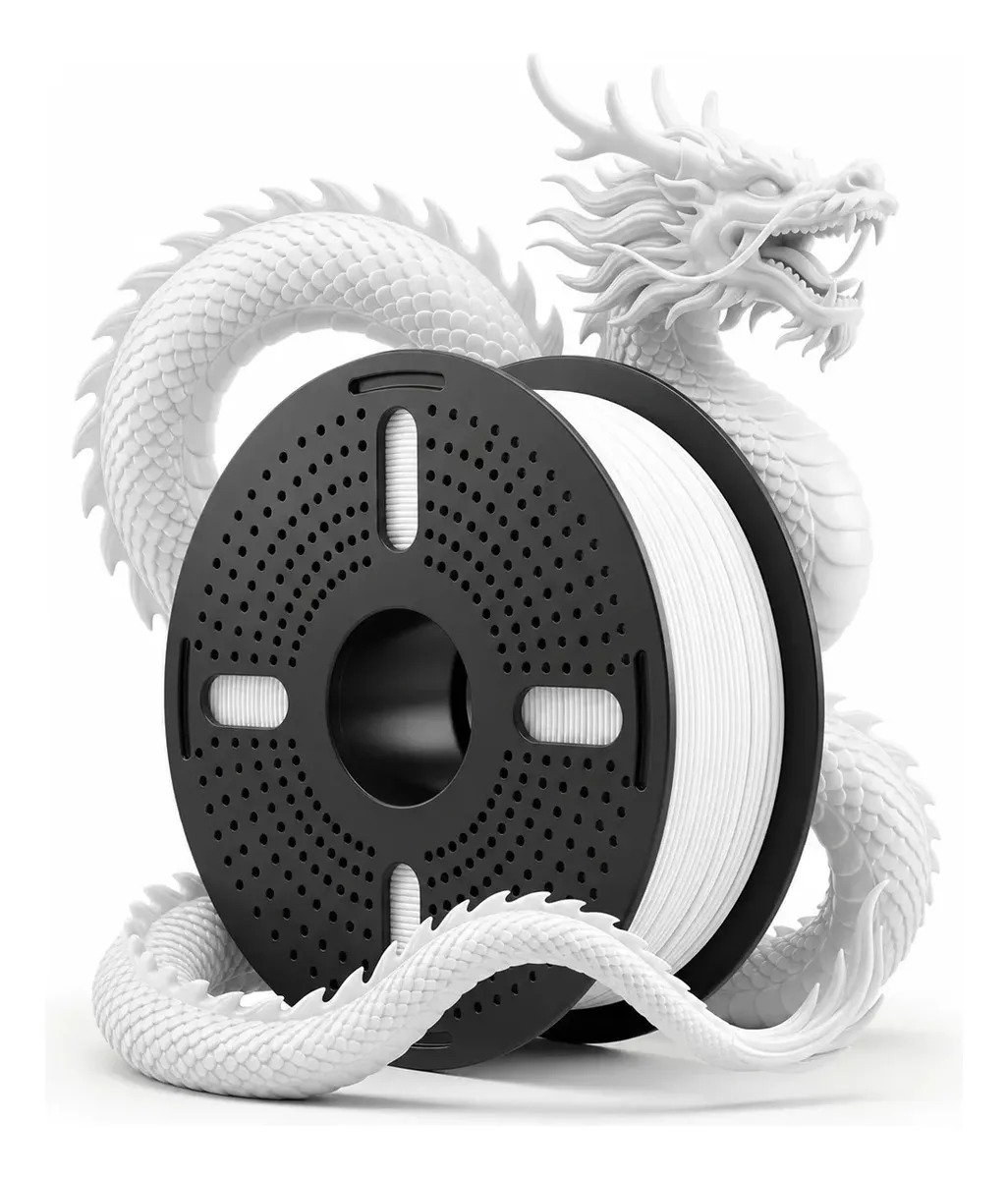 Imagem 1 de 4 de Filamento Impressora 3d Print Pulse Pla 1.75mm Branco