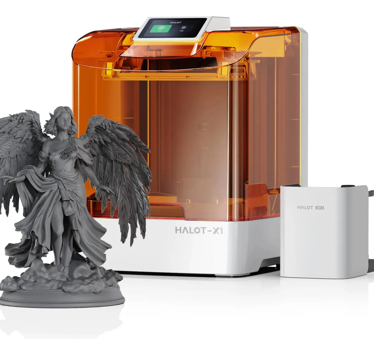 Imagem 1 de 9 de Impressora Creality 3d De Resina Halot X1 Combo 16k 110 Laranja
