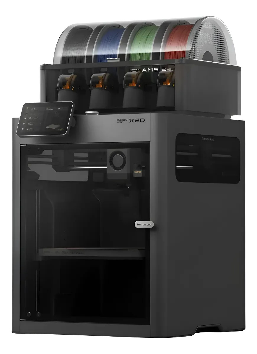Imagem 1 de 10 de Bambu Lab Impressora 3d X2d Combo Ams 2 - 220v - Meli