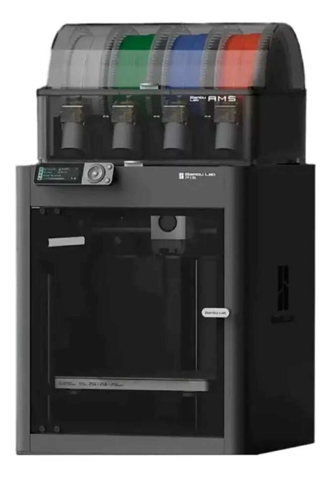 Imagem 1 de 7 de Impressora 3d Bambu Lab P1s Combo Ams 127/220v Preto