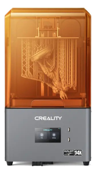Imagem 1 de 1 de Impressora 3D Creality Halot 14K Laranja para Resina