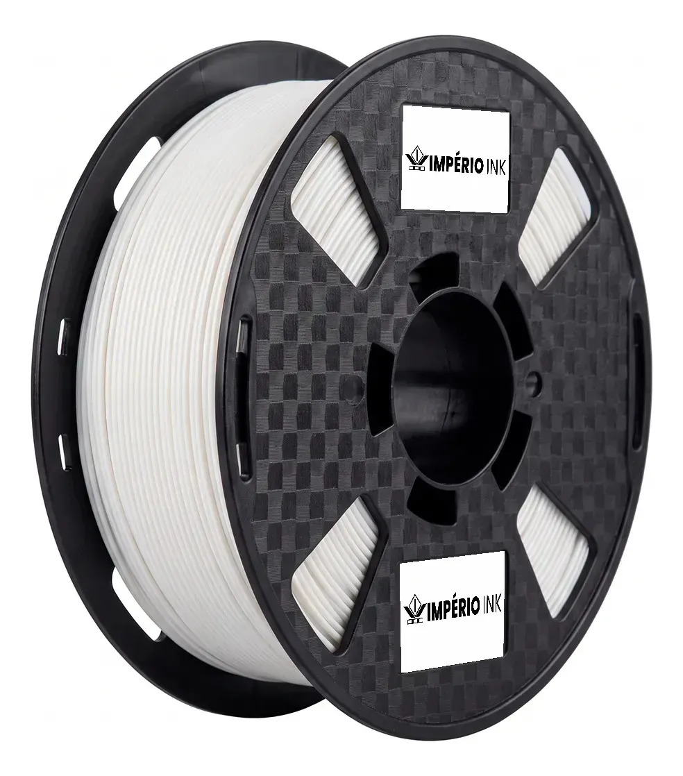 Imagem 1 de 5 de Filamento Para Impressora 3d 1.75mm 1kg Petg Branco