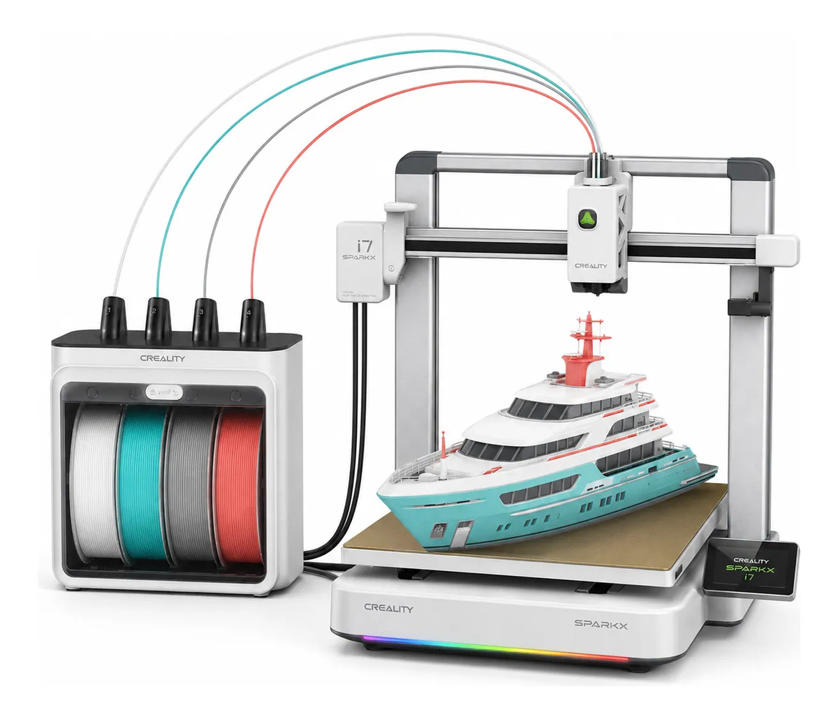 Imagem 1 de 8 de Impressora 3d Creality Sparkx I7 Color Combo Cfs Lite