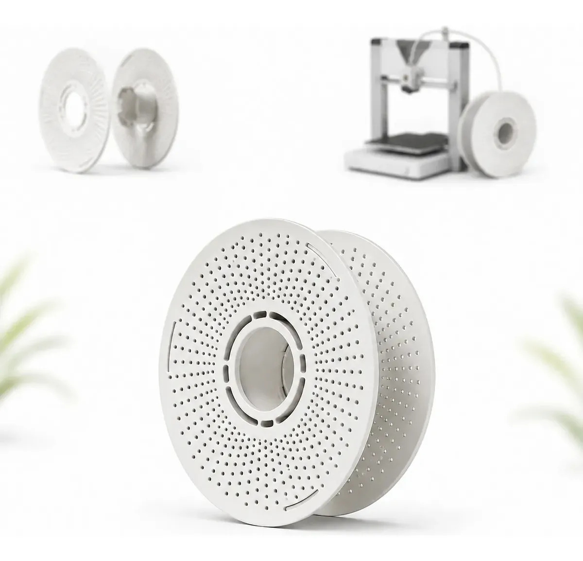Imagem 1 de 7 de Bandeja para filamentos AMS Suporte removível para bobinas para baixas temperaturas Reutilizável Adequada detachable filament spool para PLA, PETG, TPU e ABS Compatível com as impressoras 3D Bambu