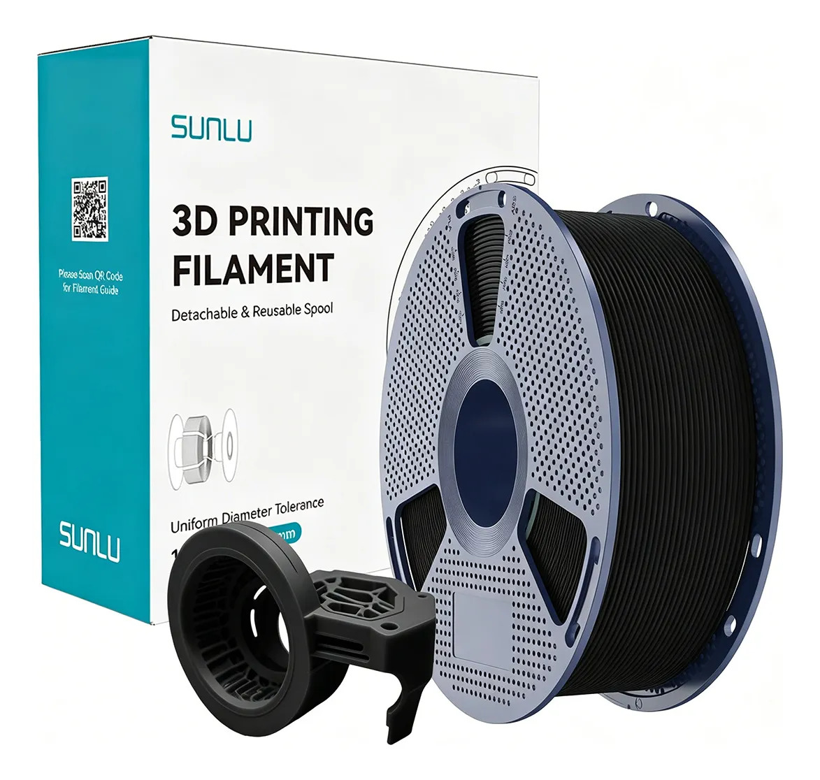 Imagem 1 de 9 de Filamento 3d Sunlu Petg Fosco Alta Velocidade 1.75mm 1kg