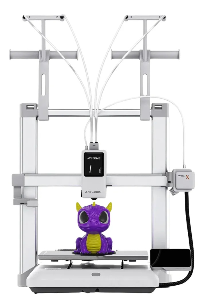 Imagem 1 de 7 de Impressora 3d Kobra X Multicolorida 4 Cores Anycubic