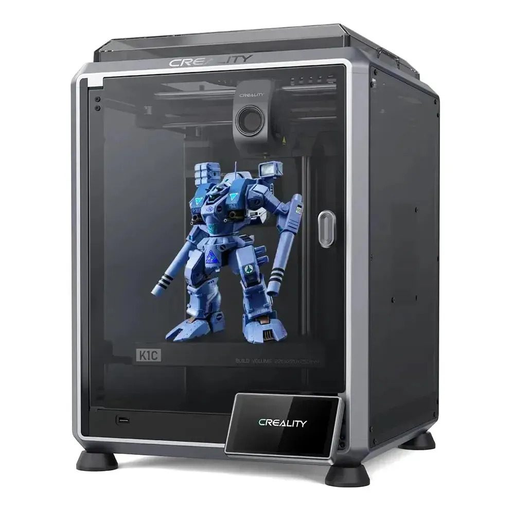 Imagem 1 de 12 de Creality K1C Impressora 3D preto 220*220*250 mm, Compatível Com CFS,Con Camara Ai Y Pantalla Tactil ,600mm/s High-speed