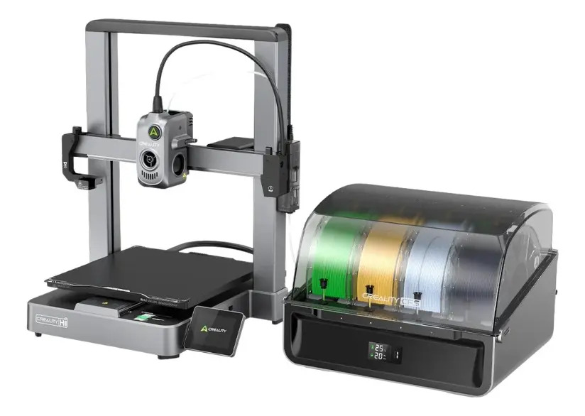 Imagem 1 de 6 de Creality impressora 3d hi combo com sistema multicolor