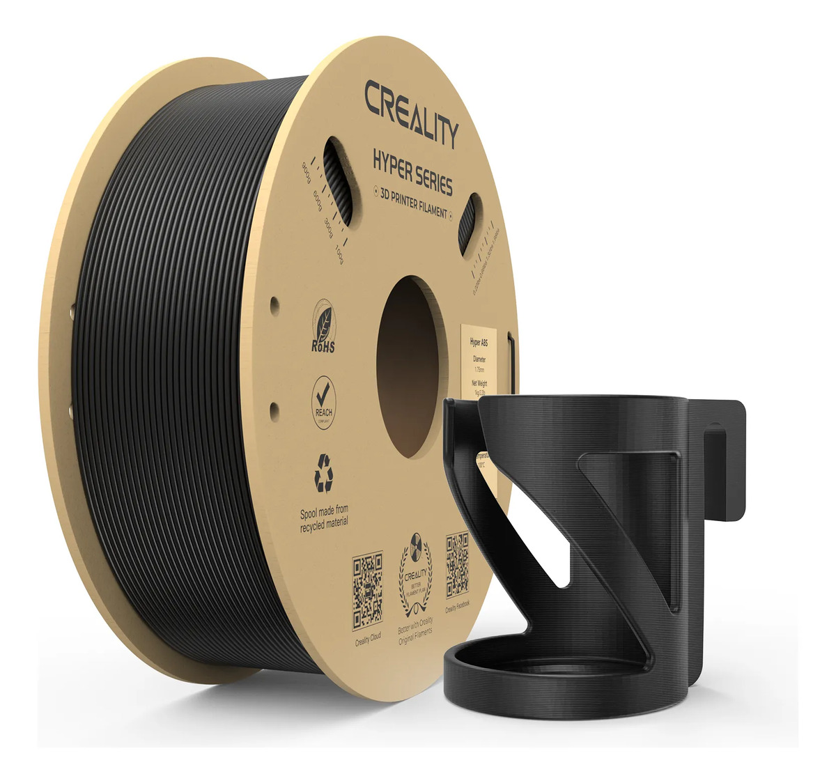 Imagem 1 de 7 de Filamento Creality Hyper Abs Para Impressora 3d -1kg